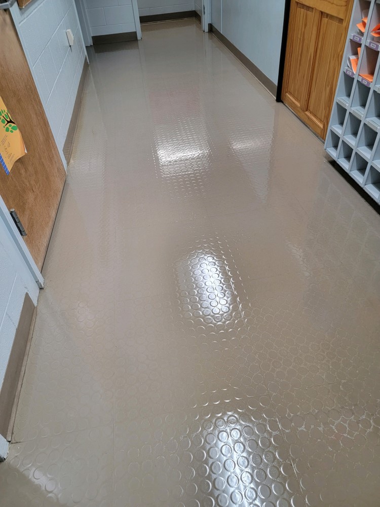 Photo of a shiny clean floor